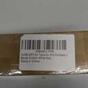 No Drill L-Shaped Vinyl Cordless Mini Blinds, White, 30.5" Wx 64" H