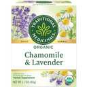 Traditional Medicinals Tea, Organic Chamomile & Lavender, Stress Relief, 32 Tea Bags (EXP 06/30/29)
