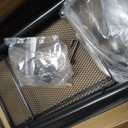 Fruit Basket, 5-Tier Utility Kitchen Organizer and Storage Cart with Pull-Out Baskets and Wood Top, Rolling Pantry Kitchen Cart on Wheels for Fruit Potato Onion Vegetable Snack Produce (Black)