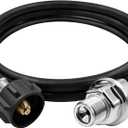 F273699 Fuel Filter with 6FT Propane Hose, Compatible with Buddy Series Heater (F232000, F273701, 6351206), QCC1/Type1 Adapter for 20-45 lb Tanks, CSA Certified 3-Layer Safety Hose, 