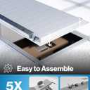 Sunco 2x4 LED Flat Panel Light Drop Ceiling Office Shop Commercial Warehouse Fixture, 6500 Lumens, Selectable Features, 30W/40W/50W, 4000K/5000K/6000K, Dimmable (0-10V), Dustproof ETL.