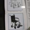 Drive Medical TR39E-SV Transport Wheelchair, Swing-Away Footrest, Silver