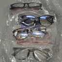 MIGSIR 6 Pack Blue Light Blocking Glasses for Women Men  Stylish Computer & Gaming Glasses, Fashion Square Frame Eyewear (Multi Color)