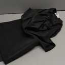 homing Rectangle Table Cloth Cover, Waterproof Polyester Elastic Fitted Tablecloth, Fits for 6 Foot Folding Tables, Washable Table Protector for Picnic, Camping, Outdoor (Black, 30" x 72")