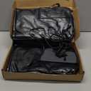 Hanaive 1 Pair Heated Motorcycle Handlebar Gloves ATV Windproof Handlebar Muffs Winter Thermal Muffs Waterproof Bike Mittens Electric Scooter Grip with Reflective Strip for Cold Riding Cycling, Black