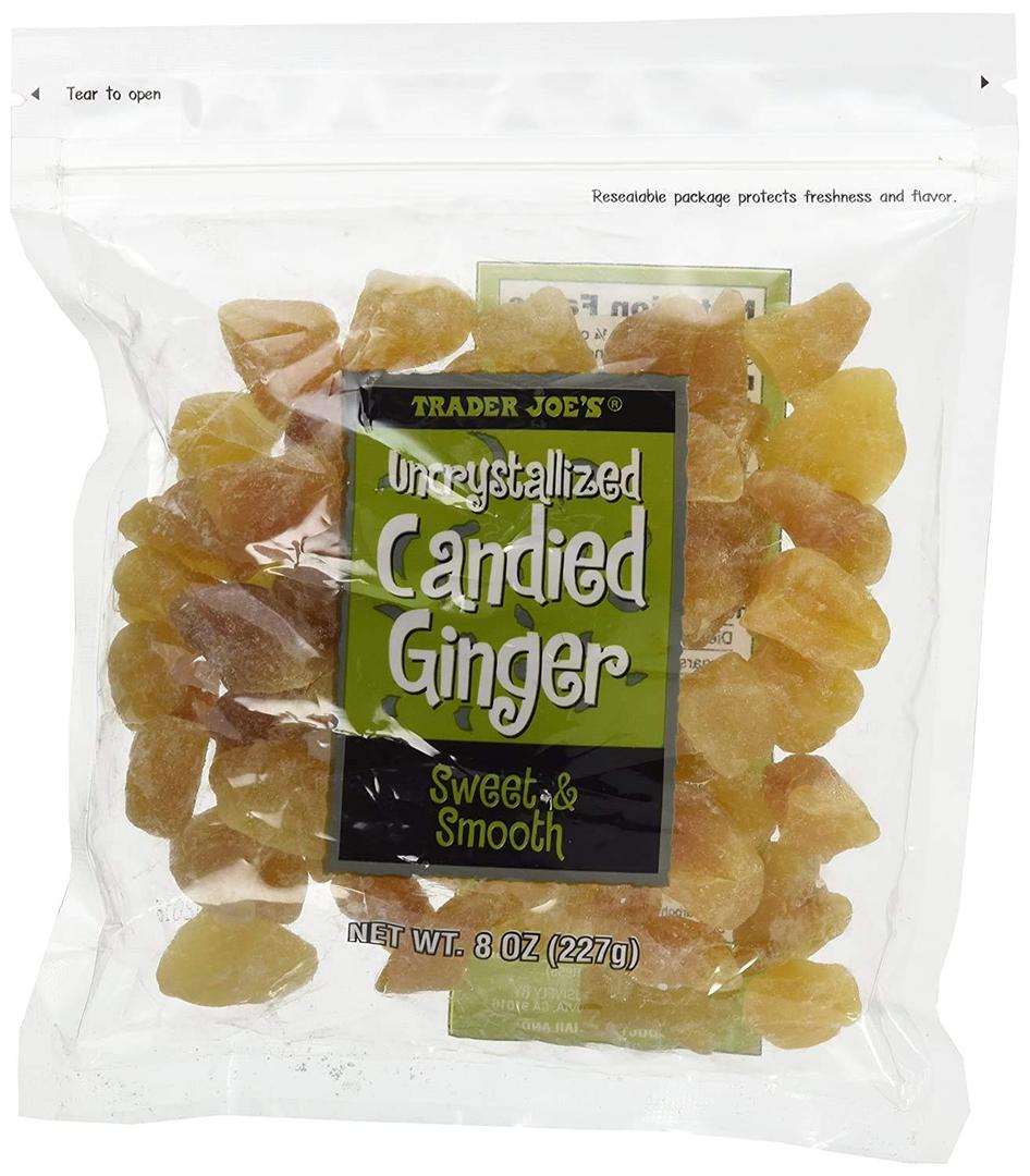 Packs Trader Joe's Crystallized Candied Ginger(8 Oz.), EXP 02/05/2026