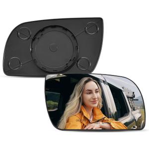 Passenger Side Mirror Compatible with 1985-2005 Chevrolet Chevy Astro, GMC Safari, Right Side Mirrors Replacement Glass with Backing Plate, Non-Heated