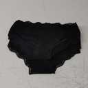 LYYTHAVON Women’s Underwear Soft Breathable Cotton Brief Ladies Panties 5-Pack, Size M