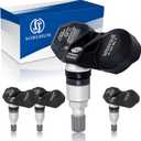Sorghum Tire Pressure Monitoring System - Pre-programmed TPMS Sensors 433MHz Compatible with 2002-2011 BMW 328i 335i 525i 530i X3 X5 X6 M3 M5 Mini Rolls-Royce Replace# 36236798726 36236781847 Set of 4