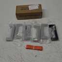 KNOBWELL 6 Pack 3-1/2 inch Black Kitchen Cabinet Door Handles, Stainless Steel T Bar Dresser Drawer Pulls - Hole Centers 3.5 inch(90mm), Overall Length 4 inch