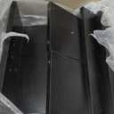 SUNMORY 6 Tier Tree Bookshelf, Small Bookcase with Storage Cabinet, Modern Narrow Bookshelves Organizer, Floor Standing Book Shelf for Bedroom/Living Room/Home Office/Corner, Black