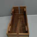 Acacia Wood Cable Management Box, Wooden Cord Hider & Organizer for Power Strip, Electrical Hiding, TV Wires, Desk & Floor Cables  Office Under Desk Cable Storage Box for Wire Storage Organization