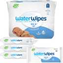 WaterWipes Original Baby Wipes, 99.9% Water-Based Wipes, Unscented & Hypoallergenic for Sensitive Skin, 240 Count (4 Packs), Packaging May Vary