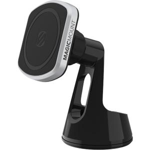 Scosche MP2WD-XTSP MagicMount Pro2 Magnetic Car Phone Holder - Ultimate Magnetic Car Mount for Windshield or Dashboard with Suction Cup - Compatible with MagSafe, iPhones, Galaxy, Pixel & Smartphones (1 Pack)