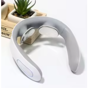 Intelligent NeckMassager for Pain Relief, Electric Pulse Neck Massager with Heat,Portable Deep Tissue Neck Massager for Women Men Gifts (Yellow)