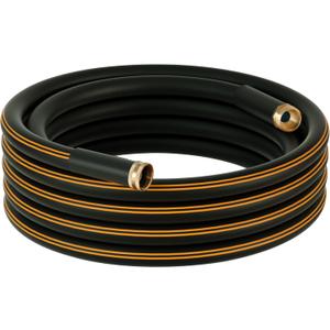 Atlantic Heavy Duty Garden Hose 25 ft x 5/8 Inch Black Color Durable Water Hose (25 Feet)