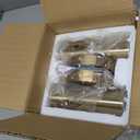 2-Light Wall Light, Brass Gold Wall Sconce, Indoor Up and Down Wall Lamp for Bedroom Bathroom Stair Entryway (2 Pack), WL4830-2W-BB-2PK