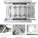 2026 Upgraded 279838 W10724237 Dryer Heating Element kit fit for Whirlpool Maytag Kenmore Amana Roper Dryer Thermostat Thermal Fuse 3403585 Ned4655ew1 Wed4815ew1 Medc215ew1-AMI PARTS