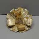 Altier 11" Wide Gold Christmas Tree Topper Bow 4 Tails Streamers with 3 Yards Long Each for Home Decoration Treetop Handmade Bow Ornament Holiday Party