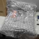 MidWest Homes for Pets Medium QuietTime Deluxe Gray Ombre Swirl Plush Pet Bed, Machine Washable, Non-Skid Bottom, Soft Crate Mat for 30-inch Crates