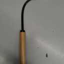 Weed Puller Tool, Manual Weeder with Heavy Duty Steel Curved Head, Hand Cultivator & Garden Hoe, Reusable Wood Handle Weeding Tool for Flower Beds & Vegetable Garden (Black)
