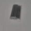 Jetland Cabinets Drawers Edge Pulls - 6-Pack, 8" Overall Length, Black, Concealed Tab Pulls for Kitchen Garage Cabinet Drawers, PW5018B203L