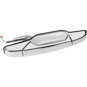 Exterior Chrome Door Handle Rear Right Passenger Side | for 2007-2013 Chevy Silverado Suburban Tahoe Avalanche, GMC Sierra Yukon, Cadillac Escalade | Replaces# 22738726, 25960522, 15915660, 80547