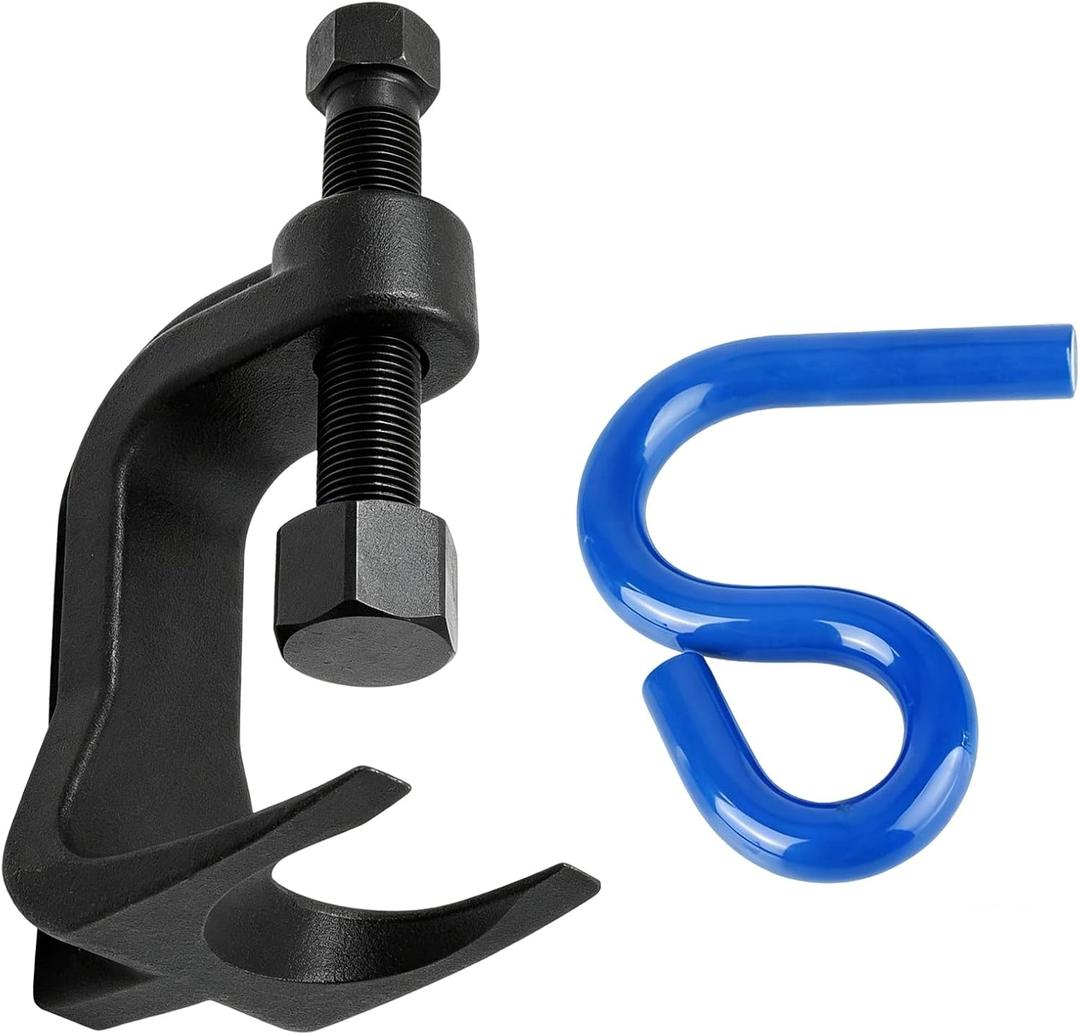 25112 Ball Joint Separator, Adjustable Ball Joint Puller with 2-3/8" Opening Range, Heavy Duty Ball Joint Removal Tool for Cars, Trucks & SUVs, with Lower Control Arm Prying Tool