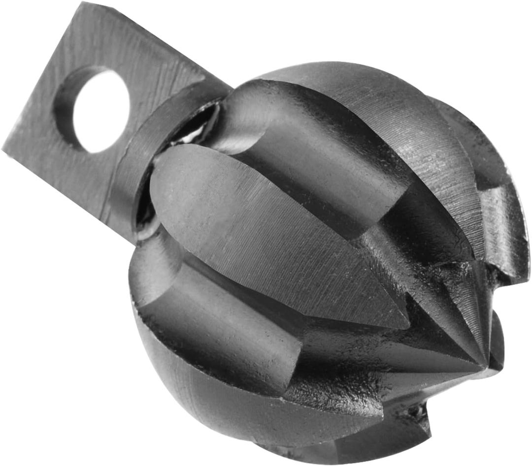POPULO Drain Snake AttachmentMulti-Functional Cutter 1.2 Inch Diameter,Fits 1.5-3 Inch PipesClears Scale,Tree Roots,and More  Compatible with POPULO and Other Leading Sewer Snake Machines