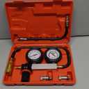 TU-21Cylinder Leak Down Tester Kit, Automotive Engine Compression Leakage Test Kit for Cars Trucks Motorcycles
