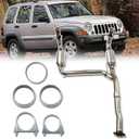 Left & Right Catalytic Converter for 2005-2007 Jeep Liberty 3.7L,High Performance Exhaust Manifold (EPA Compliant)