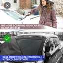 Windshield Cover for Ice and Snow for Ford 2015-2024 2025 2026 F150 250/ F350 F450 Super Crew Cab, XL XLT Limited Raptor Windshield Frost Cover for Truck, Ford F-150 All Weather Protector Accessories