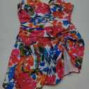 AidongerOne Piece Swim Dress Swimsuits for Women Tummy Control Swimdress Skirt V Neck Bathing Suit, Size XL