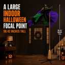 12 Ft Animated Hovering Witch Animatronics
