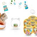 MGA's Miniverse - Make It Mini Animals 5-Pack, Mini Collectibles, Mystery Blind Packaging, Miniatures, DIY, Crafts, Resin Play, Replica Animals, Replica Habitats, NOT Edible, Collectors, Gifts, 8+