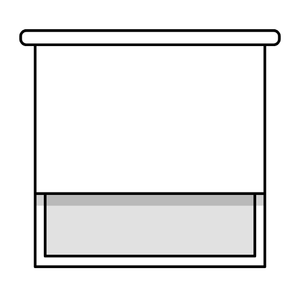 No Drill Cellular Shades White, Unknown Size