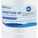 Fil-fresh CC1500 Pool Filter Cartridges Compatible with Hayward XStream CC1500, Replacement for Hayward CCX1500RE, Pleatco PXST150, Unicel C-8316, 150 sq.ft