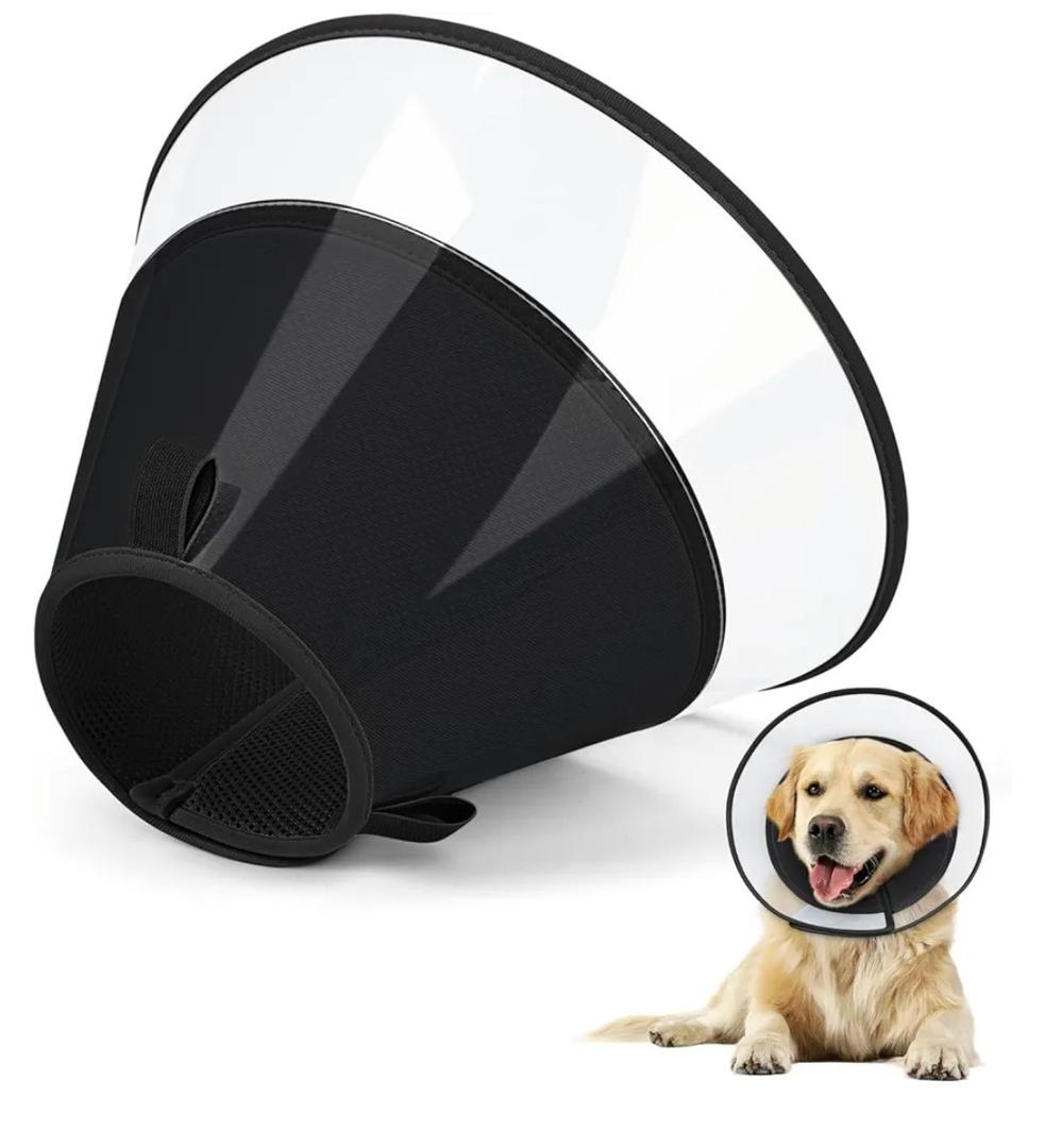 Dog Cone Collar with Soft Liner to Stop Licking, Elizabeth Recovery Collar After Surgery for Large Medium Dogs, Comfortable Pet Head Cone Alternative for Neutering Spay Injury (L)
Amazon's Choice
