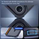 for iPhone Air Case [Compatible with MagSafe] [2X Screen Protectors] [Military Grade Drop Tested] Heavy Duty Magnetic Phone Case for iPhone Air 6.5",Black