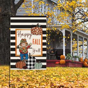 Pating Seasonal Garden Flags Set of 8 Double Sided 12 x 18 Inch Yard Flags, Valentine Garden Flag, Outdoor Easter St Patricks Day Holiday Spring Fall Winter Halloween Xmas