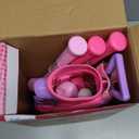 Liberry Toddler Golf Set for 1 2 3 4 Years Old, Upgraded Kids Golf Cart with Unique Shoulder Strap Design, Indoor and Outdoor Golf Toys for Boys Girls (Pink)