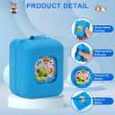 3 x MGZNMTY Silicone Case for Bitzee Magicals Interactive Toy Digital Pet and Case, Protective Skin Cover for New Bitsy Electronic Virtual Pet (Magic Blue)