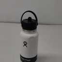 Amazon.com: Hydro Flask Water Bottle - Insulated Stainless Steel - Wide Mouth Flex Straw Lid, Non Spill, Leakproof and Refillable in 32 Oz White : Home & Kitchen