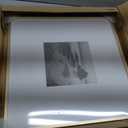 MCS Master & Co. Foundry Metal 18x18 Matted Picture Frame with 8x8 Photo Display, Brass Vertical & Horizontal Wall Hanging Frame for Photos & Artwork (2-Pack)