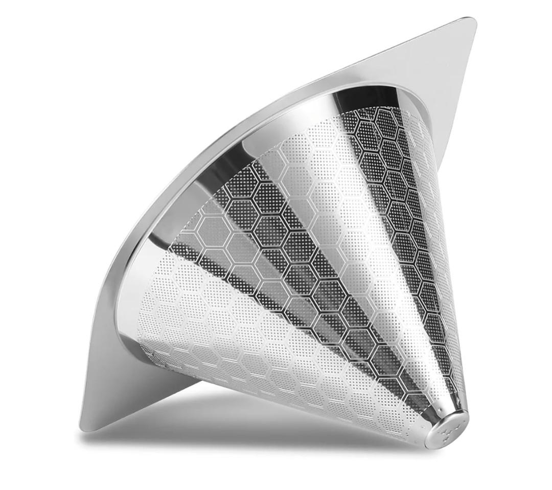 Coffee Filters Perfect Compatible for Chemex 6,8,10 Cup Glass Coffeemaker,Suitable for Bodum & Hario V60,Reusable Stainless Steel Coffee Dipper -Best Coffee Maker and Bar Accessories