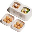Rapid Electric Egg Cooker for Hard Boiled Eggs, 16 Eggs Capacity Egg Boiler with Timer(0.5-9.5H), Auto Shut-Off/2 Tiers, Egg Steamer for Soft/Hard/Poached Boiled Eggs