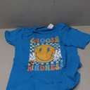 Choose Kindness Retro Groovy Be Kind Inspirational Kids T-Shirt, Blue, S