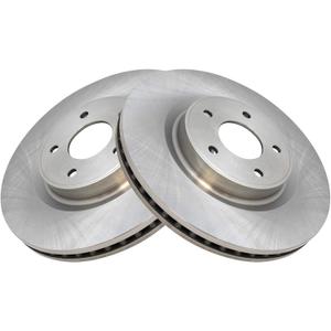 TRQ Front Brake Rotors Set Vented Compatible with 2013 INFINITI JX35 2014-2022 Q50 2017-2022 Q60 2016-2017 QX50 2014-2020 QX60 2015-2022 Nissan Murano 2013-2020 Pathfinder