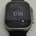 Apple Watch Ultra [GPS + Cellular 49mm] Titanium Case with Midnight Ocean Band, One Size (Premium)