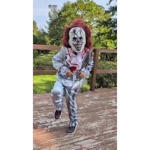 Twisted Clown Halloween Costume, "circus of Horrors" Aesthetic For Kids 8-10 Y